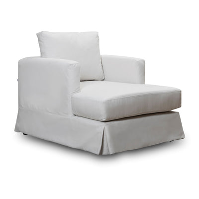 Comfortable day bed in pearl manufactured by Giava Interiors in South Africa