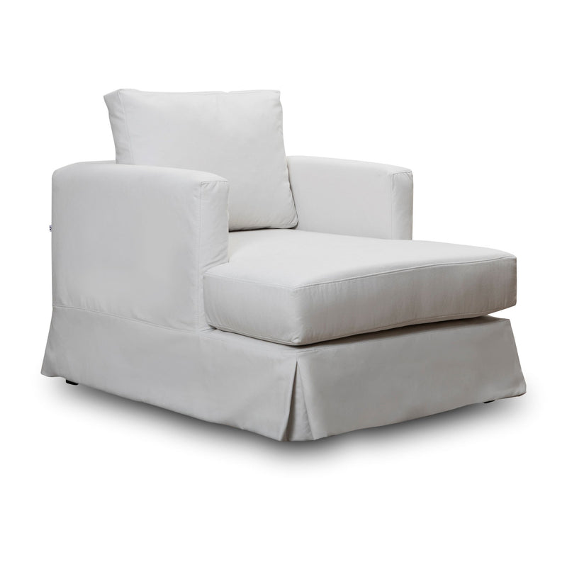 Comfortable day bed in pearl manufactured by Giava Interiors in South Africa