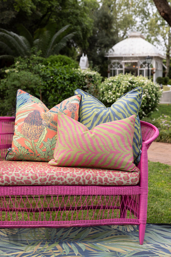 Vibrant and multicolour scatter cushion covers by Giava Interiors. Styled in South Africa