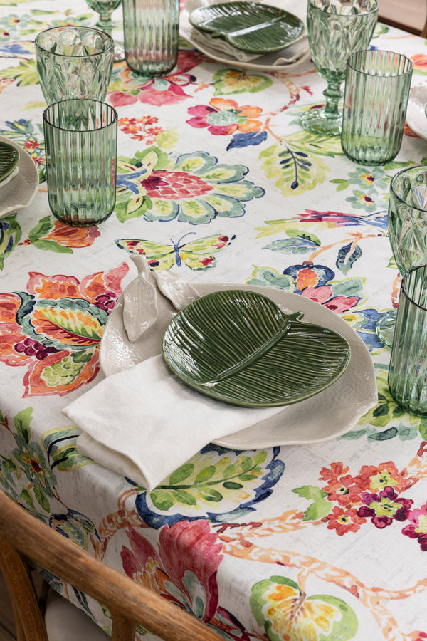 Whimsy tablecloth and dining table styling by Giava Interiors in South Africa