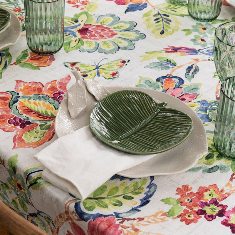 Whimsy tablecloth and outdoor dining styled by Giava Interiors in South Africa