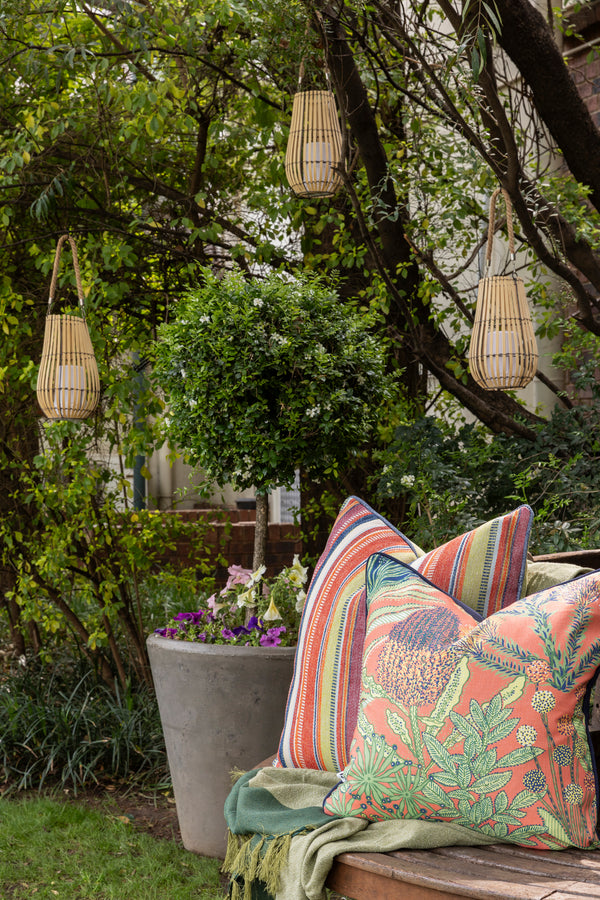 Outdoor scatter cushions by Giava Interiors and styling by Giava Interiors in South Africa