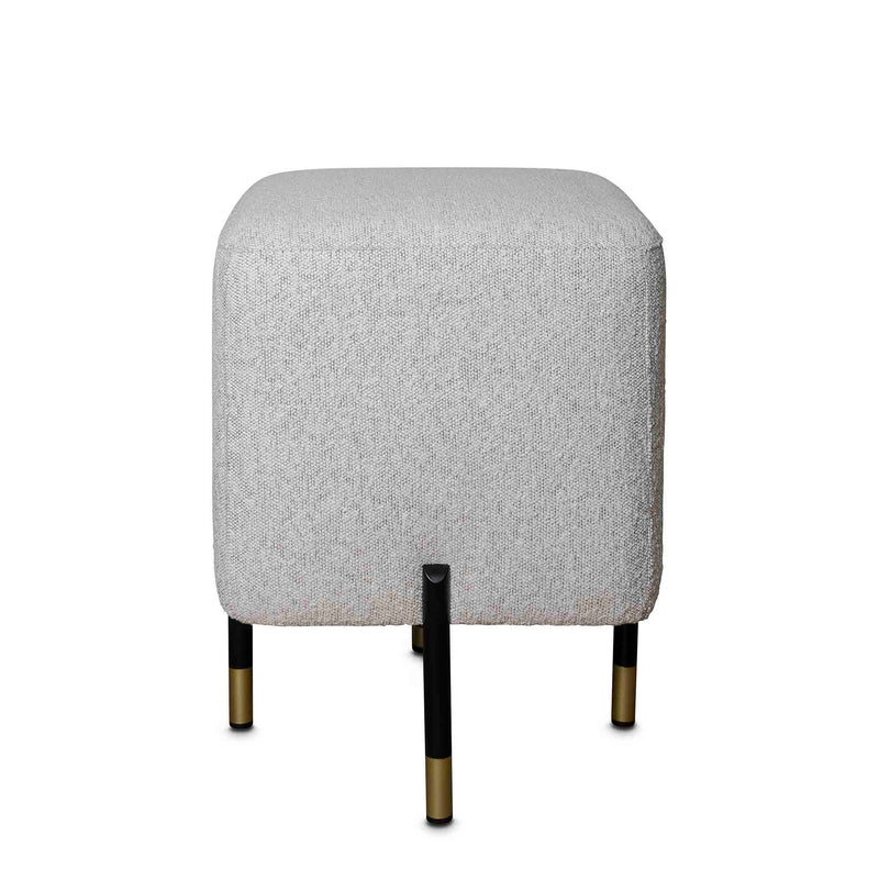 Jeanette ottoman - Cologne Bone