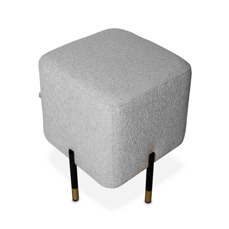 Jeanette ottoman - Cologne Bone