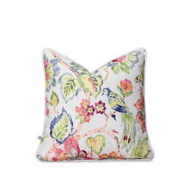 Florals and birds scatter cover by Giava Interiors made in South Africa