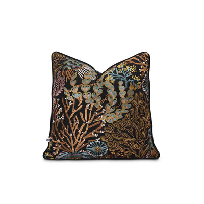 Moana embroided fabric scatter cushion cover by Giava Interiors