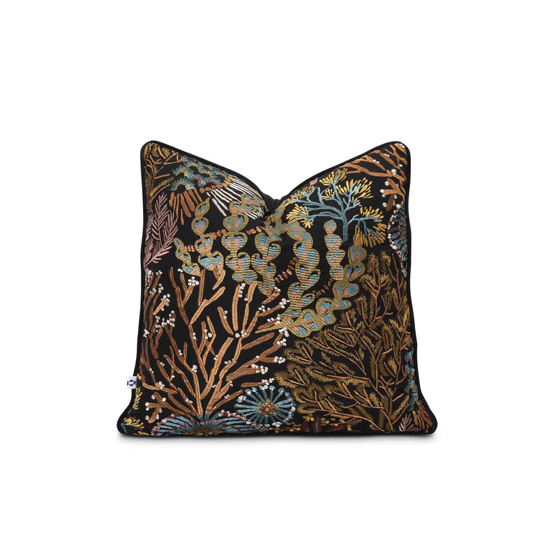 Moana embroided fabric scatter cushion cover by Giava Interiors