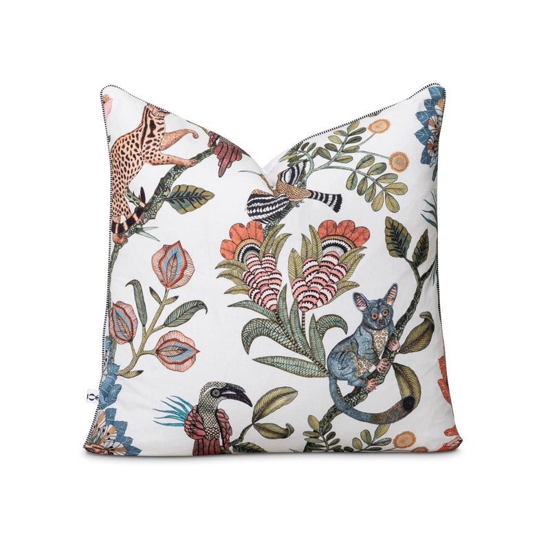 Animal print linen scatter cushion by Giava Interiors made in South Africa