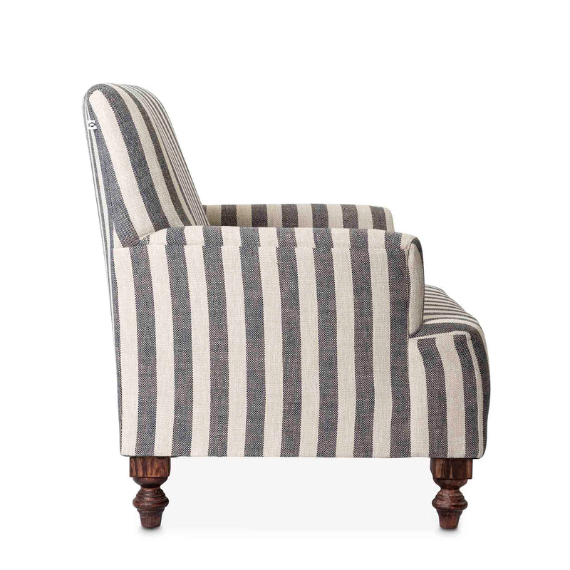 Anisha chair by Giava Interiors. View from the side Made in South Africa