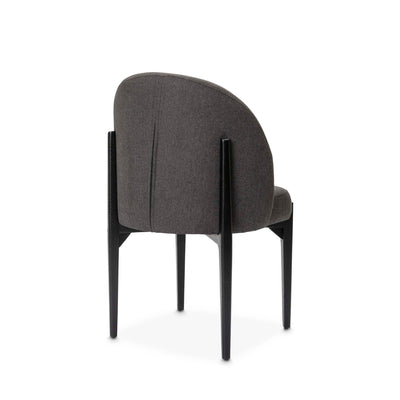 Backrest detail of the upholstered dining room chair by Giava Interiors. Made in South Africa 