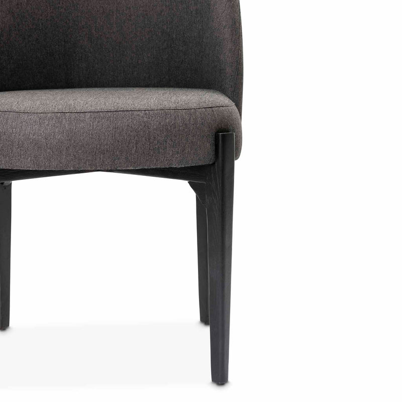 Sturdy wooden leg detail of our dining room chair by Giava Interiors. Made in South Africa 