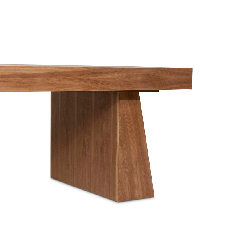 Riki Dining Table in natural finish by Giava Interiors, handcrafted in South Africa, perfect for stylish and durable dining spaces