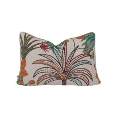 Decorative pillow with palm tree design by Giava Interiors made in South Africa