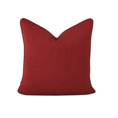 Satin burgundy scatter cushion cover by Giava Interiors made in South Africa
