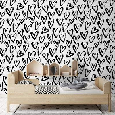 Hearts wallpaper by Giava Interiors. Made in South Africa