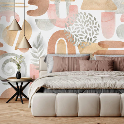 Soft pastel watercolour wallpaper by Giava Interiors. Made in South Africa