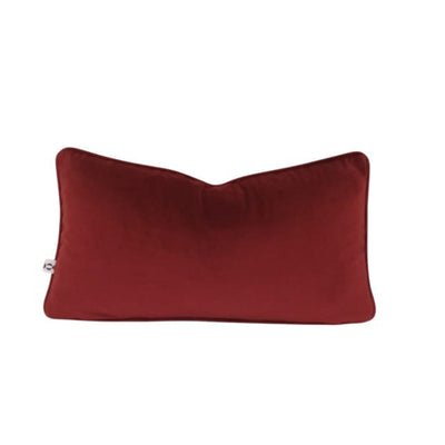 Deep wine red velvet scatter cushion by Giava Interiors made in South Africa 