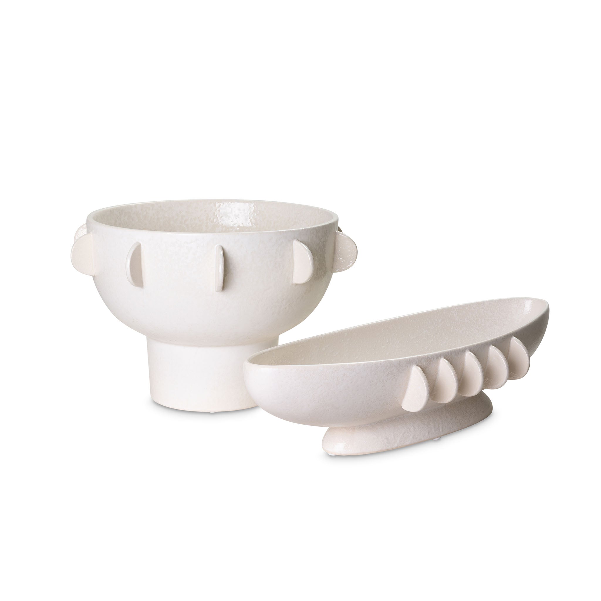 Ceramic Disk Bowl Set of 2 – Giava Interiors