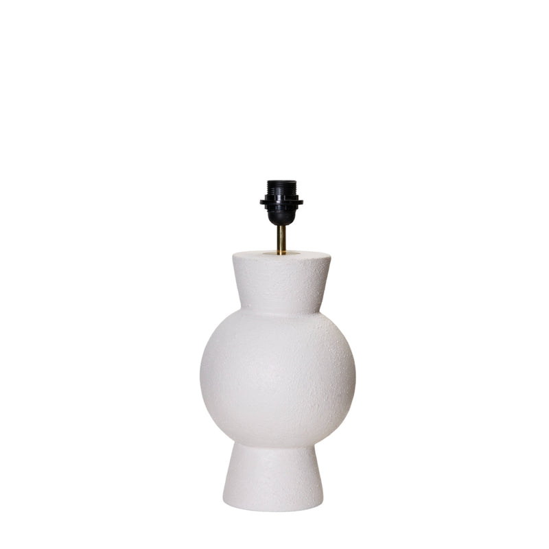 Curve table lamp in white by Giava Interiors made in South Africa