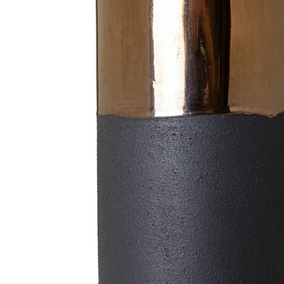 PILLAR TABLE LAMP IN EBONY
