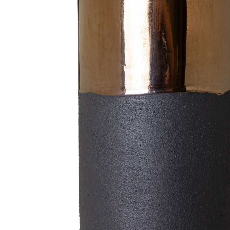 PILLAR TABLE LAMP IN EBONY