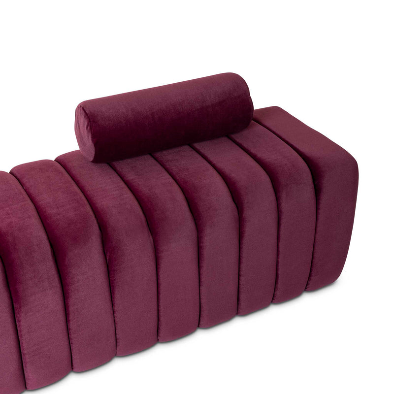 LieVin Fluted Ottoman