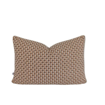 Woven patterned pillow by Giava Interiors made in South Africa
