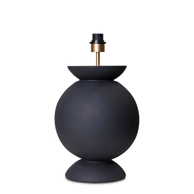 Ebony Belly Lamp textured base string Giava Interiors. Handcrafted in South Africa, perfect for modern spaces.
