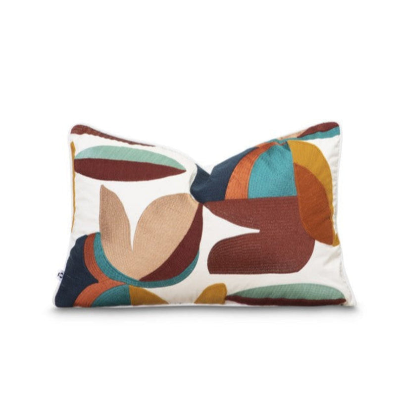 Multicolour embroidered scatter cover by Giva Interiors. Made in South Africa