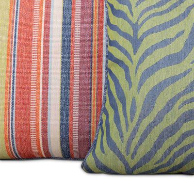 Corner details of the fynbos scatter set by Giava Interiors made in South Africa