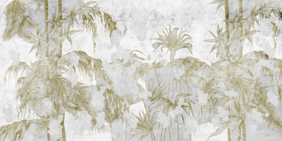 Vintage Bamboo Wall Mural