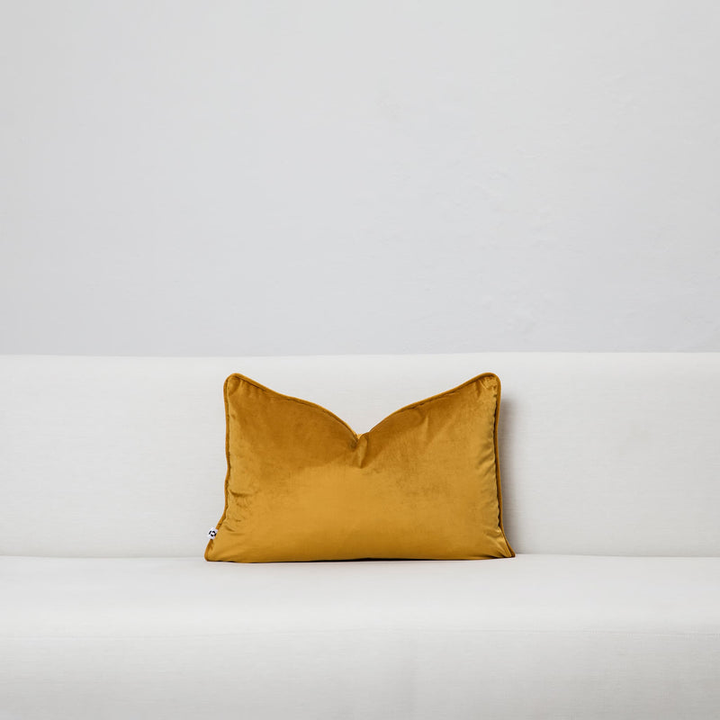 Velvet in gold by Giava Interiors made in South Africa