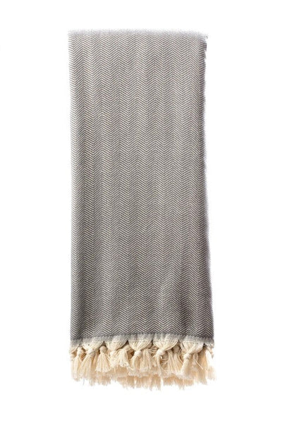Woven herringbone throw by Giava Interiors. Manufactured in South Africa