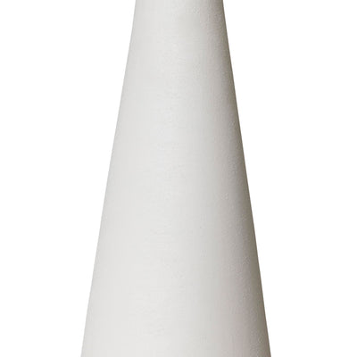 Textured bisque cone lamp base closeup by Giava Interiors made in South Africa