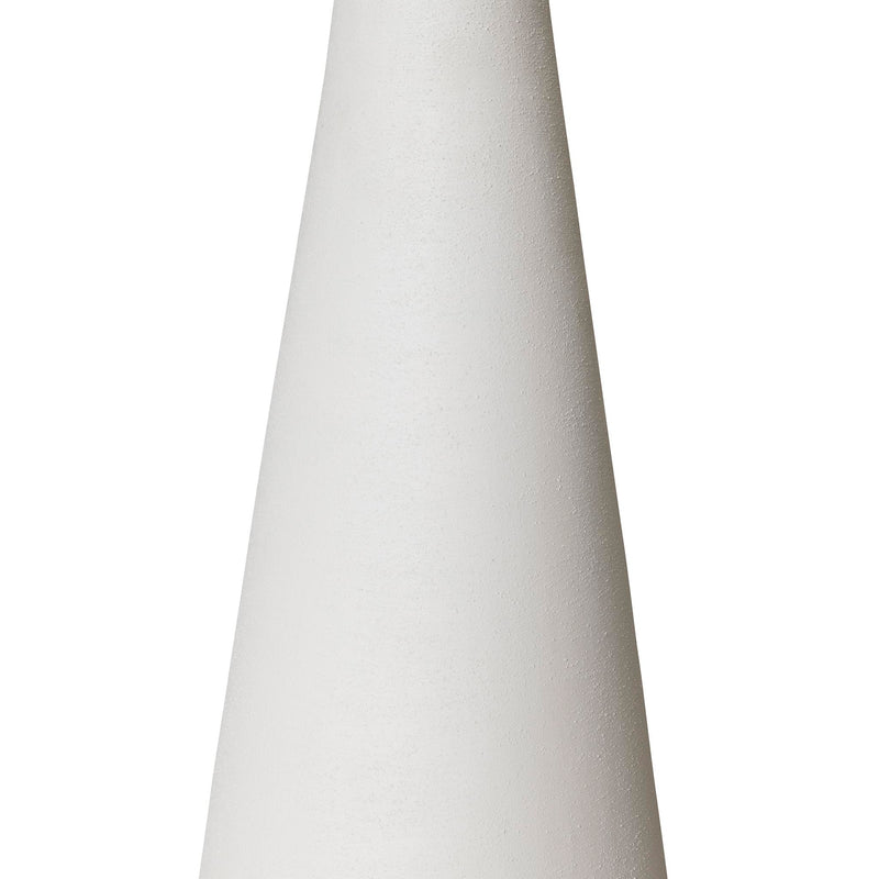 Textured bisque cone lamp base closeup by Giava Interiors made in South Africa