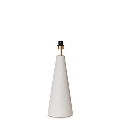 Textured bisque cone lamp base by Giava Interiors made in South Africa