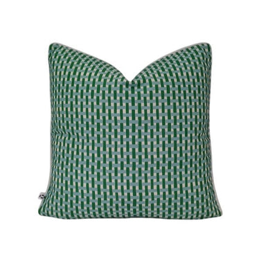 Green checkered pillow by Giava Interiors made in South Africa