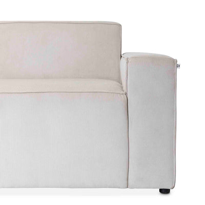 Beige velvet touch fabric on the Lee daybed couch by Giava Interiors made in South Africa 