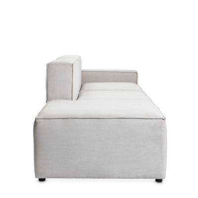 Side detail of the  Lee daybed couch by Giava Interiors, a modern luxury furniture piece, handmade in South Africa 