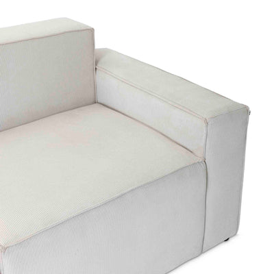 Arm and seat of the Lee daybed couch by Giava Interiors, a modern luxury furniture piece, handmade in South Africa