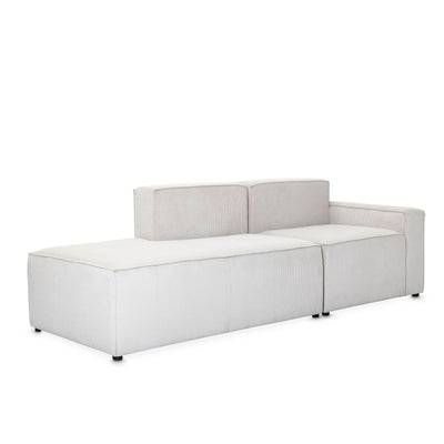 Side view of the Lee daybed couch by Giava Interiors, a modern luxury furniture piece, handmade in South Africa for elegant spaces