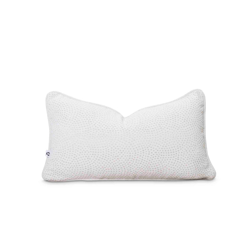 White dotted scatter cushion cover by Giava Interiors. Made in South Africa 