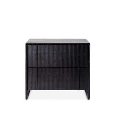 Bedside table in ebony by Giava Interiors manufactured in South Africa