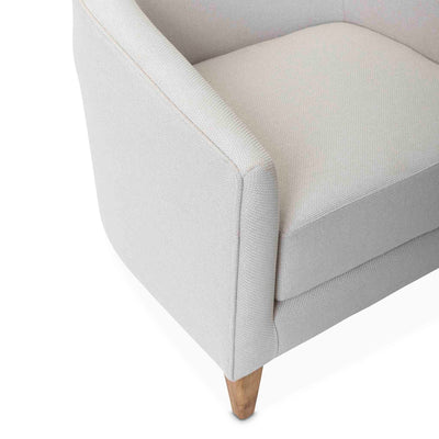 Arm and seat details of the Nisha occasional chair by Giava Interiors made in South Africa