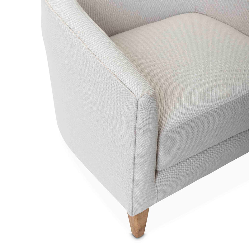 Arm and seat details of the Nisha occasional chair by Giava Interiors made in South Africa