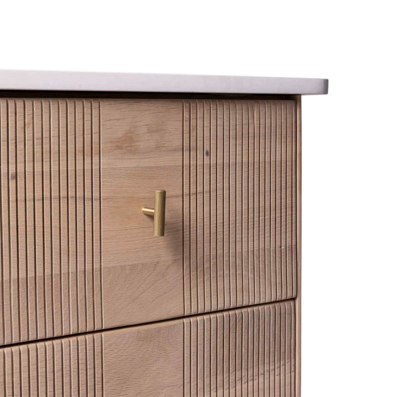 Closeup of the features of the Nova Side Table by Giava Interiors made in South Africa