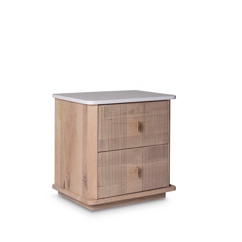 Nova Side Table view from the side. Made by Giava Interiors in South Africa