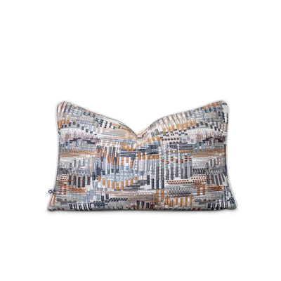 Point scatter cushion cover in blues  and browns by Giava Interiors made in South aFRICA