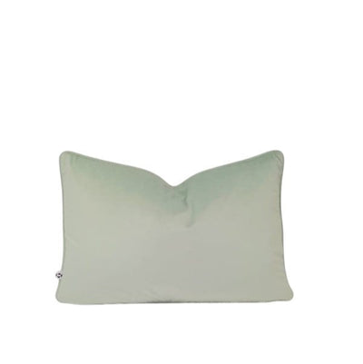 Pastel mint coloured velvet scatter cover by Giava Interiors made in South Africa