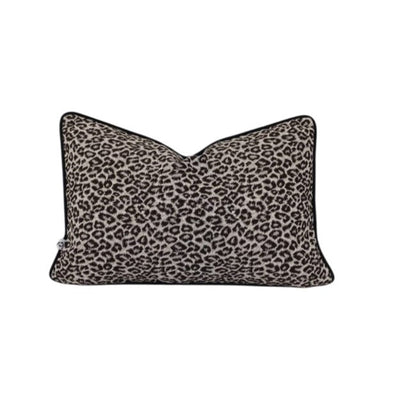 Black and beige animal paw print scatter cover by Giava Interiors. Made in South Africa. 